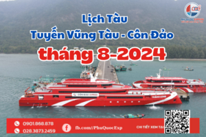 lịch tàu tuyến vũng tàu côn đảo