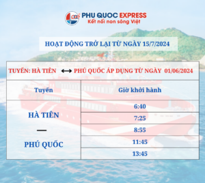 lịch tàu tháng 7 hà tiên phú quốc