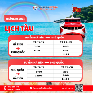 lịch tàu phú quốc tháng 10-2024