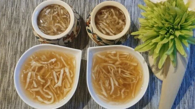 Chè rau câu chân vịt – món giải nhiệt mùa nắng nóng