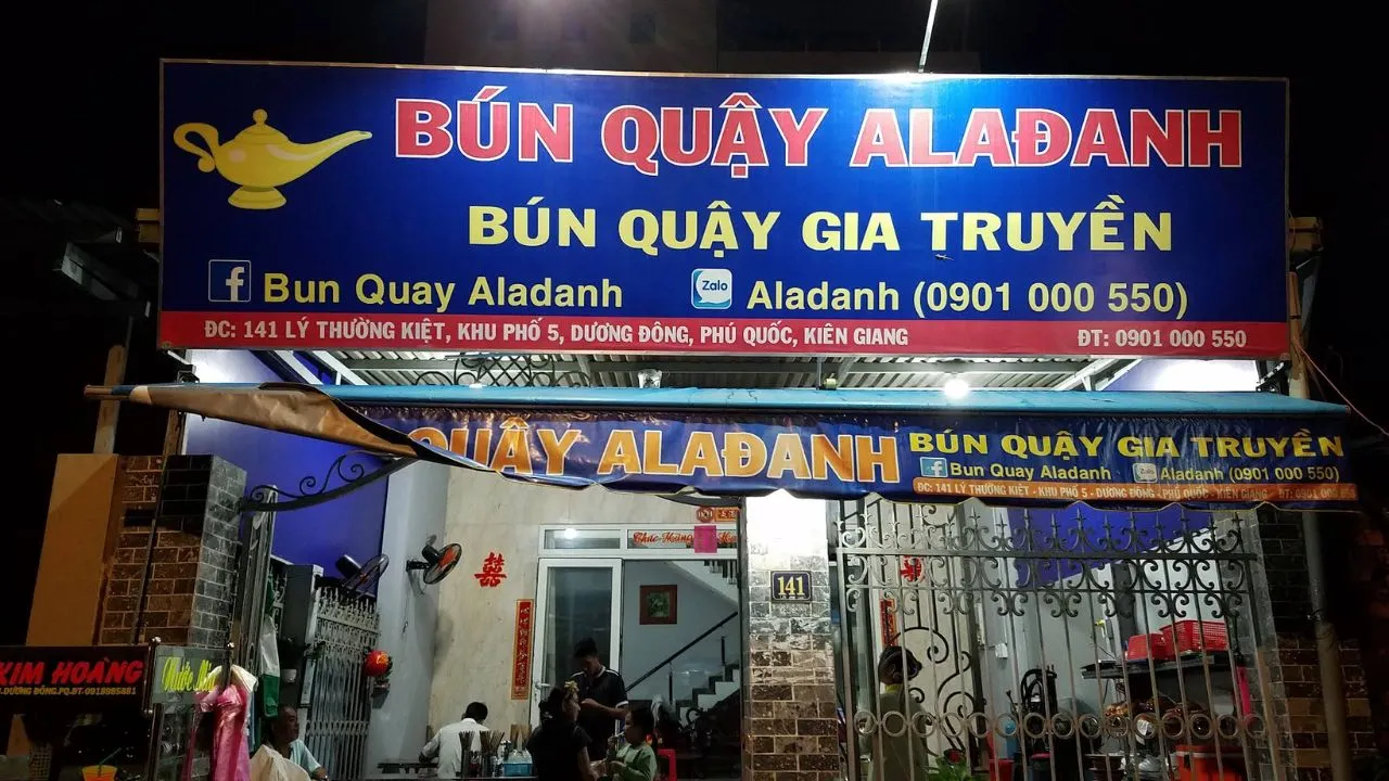 Bún quậy Alađanh Phú Quốc