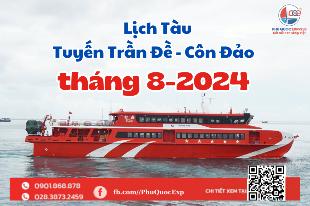 Tran De-Con Dao train schedule