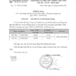 Notice of suspension of operation of Phan Thiet Phu Quy 19-20