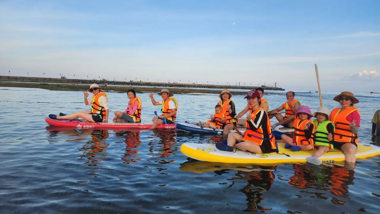 Chèo Kayak ở Lý Sơn