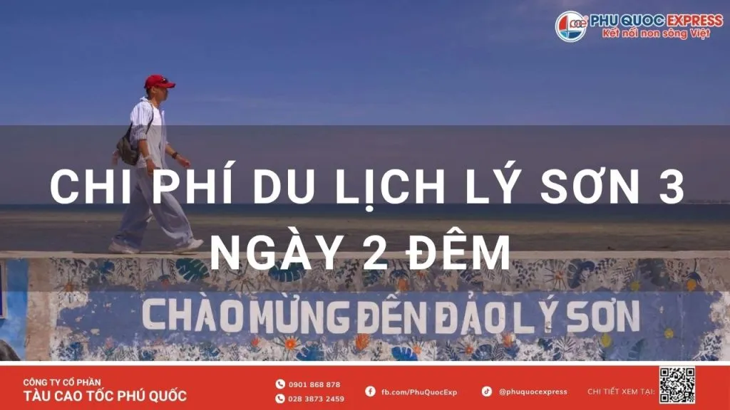 Chi Phí Du Lịch Lý Sơn 3 Ngày 2 Đêm