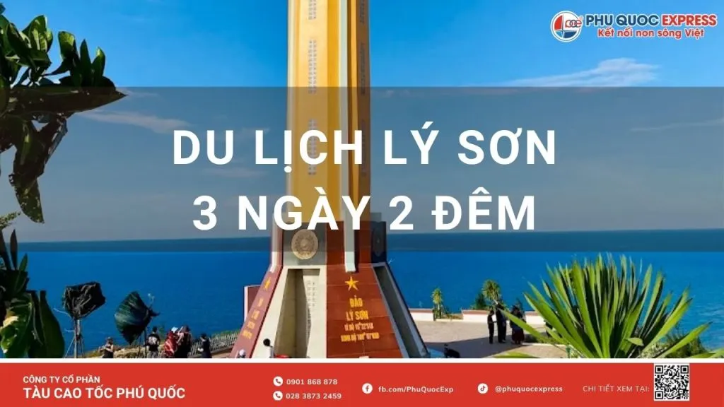 Du lịch Lý Sơn 3 ngày 2 đêm