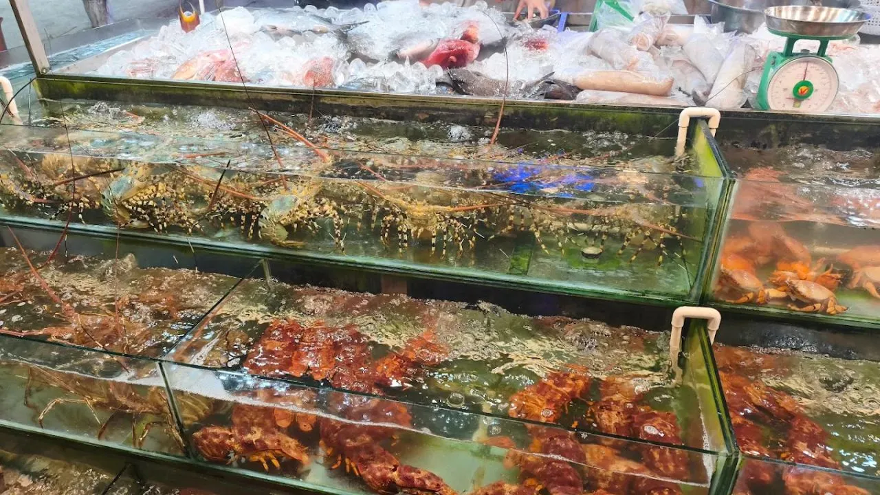 Hải sản tươi sống trên đảo Lý Sơn