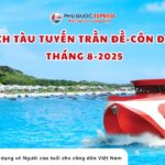 Tran De-Con Dao train schedule August 2025