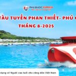 Train schedule Phan Thiet-Phu Quy route August 2025