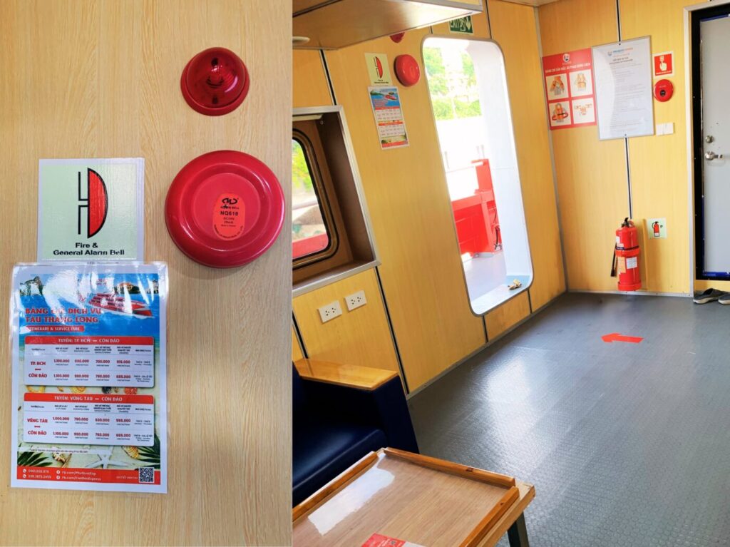 Phú Quốc Expressのような評判の良い船会社が運航するクルーズ船は非常に安全です。