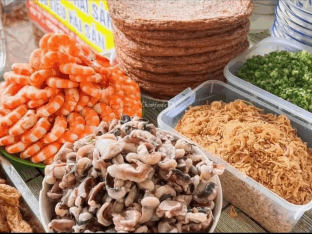 制作鲭鱼饼面汤的配料 Phú Quốc