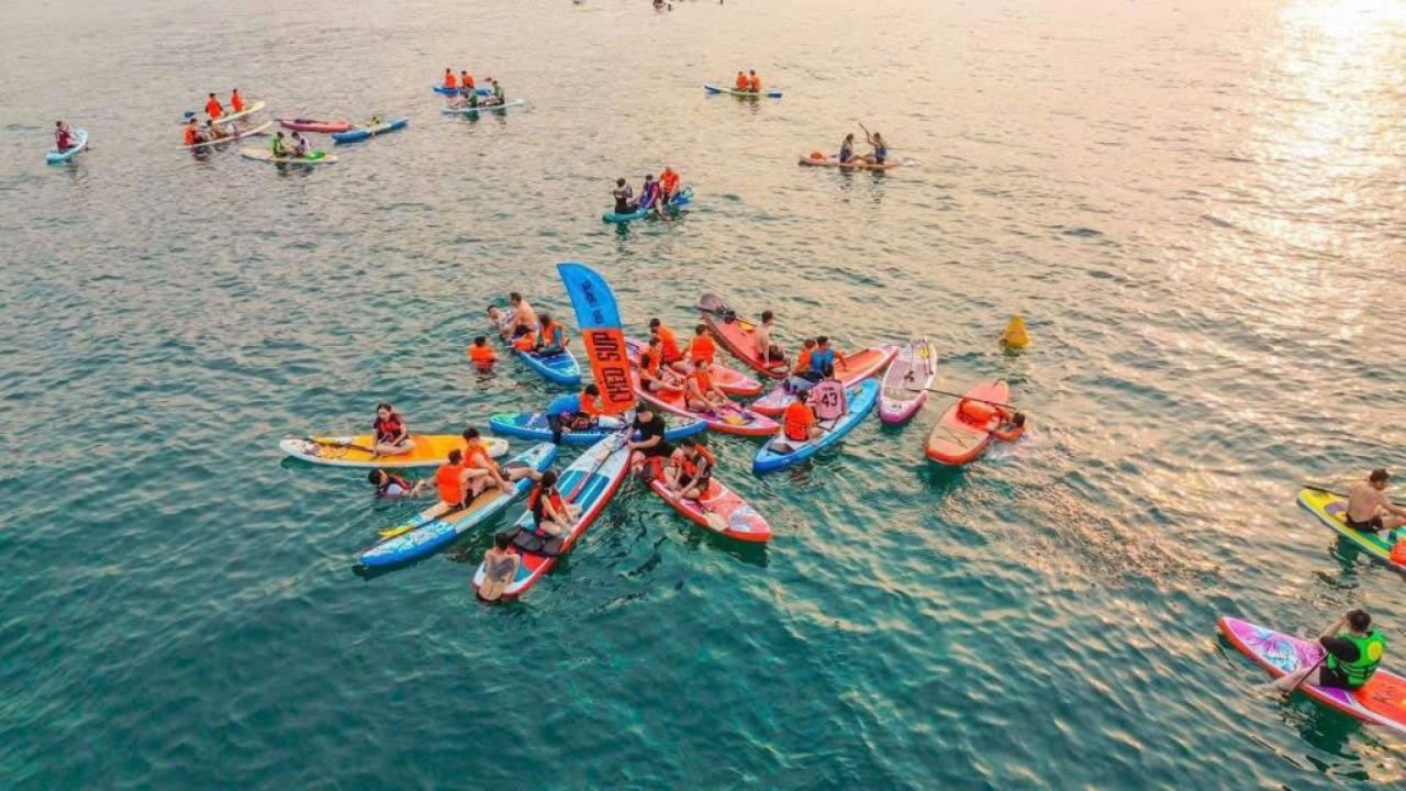 Chèo súp tại hòn Gầm Ghì