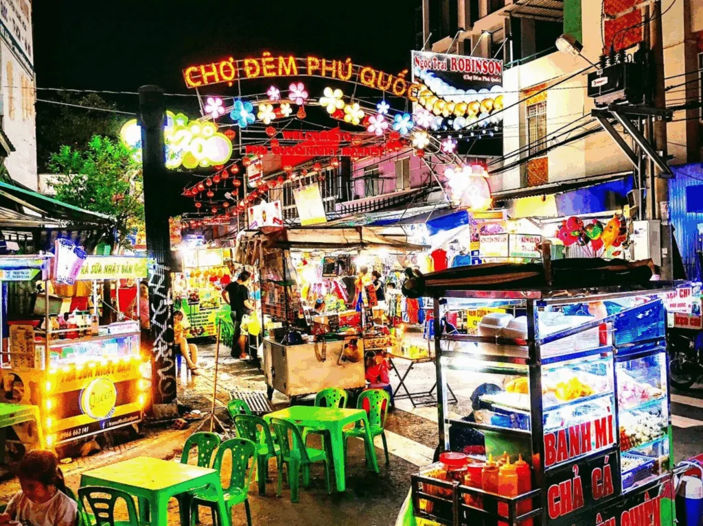 야시장 Phú Quốc