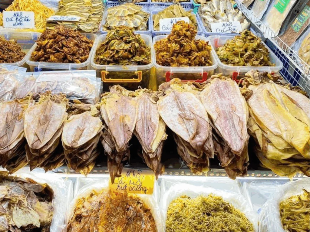 야시장 Phú Quốc의 한 구석