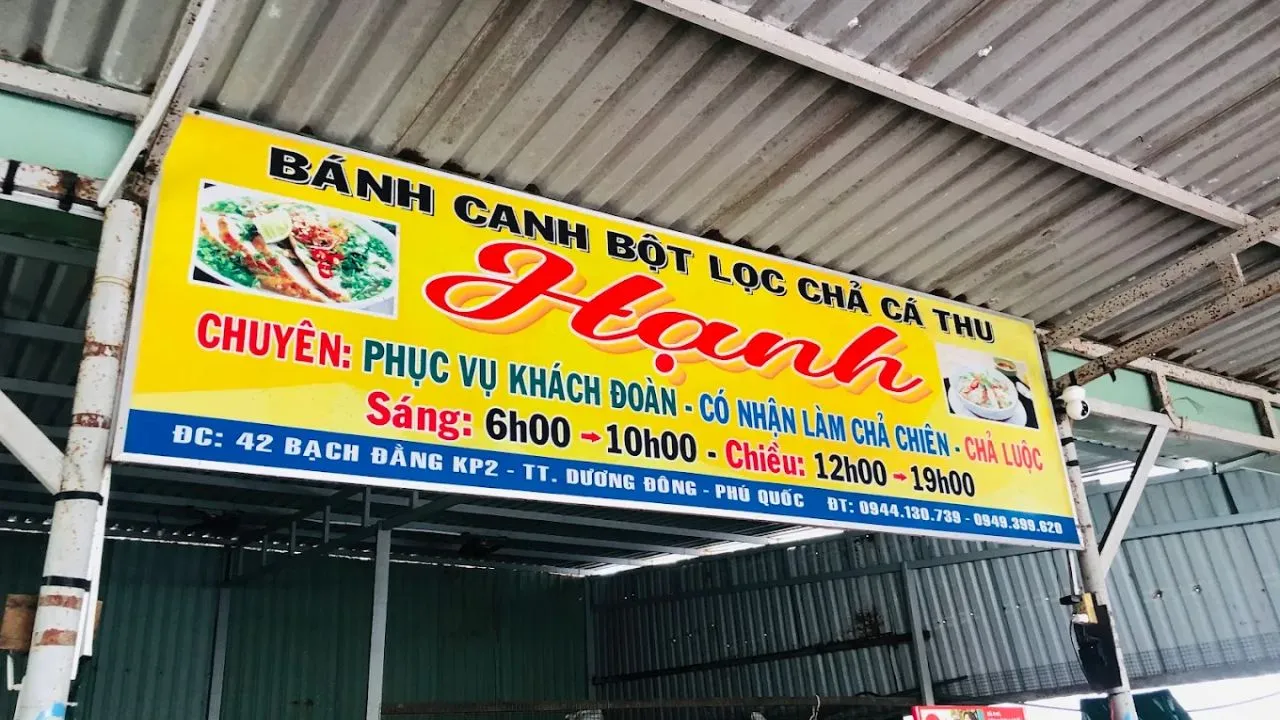 Bánh canh chả cá thu Hạnh Phú Quốc