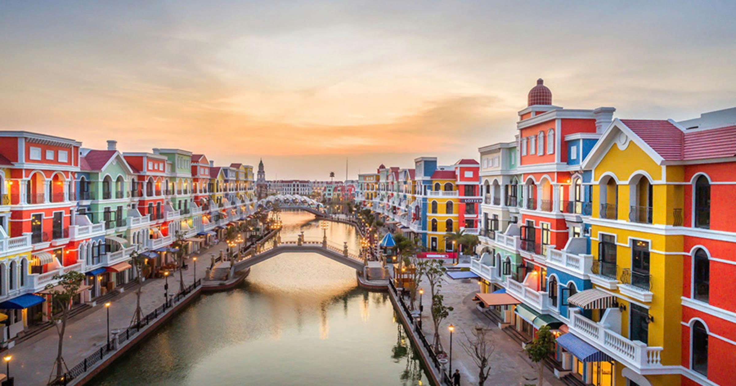 Grand World Phú Quốc chiều hoàng hôn