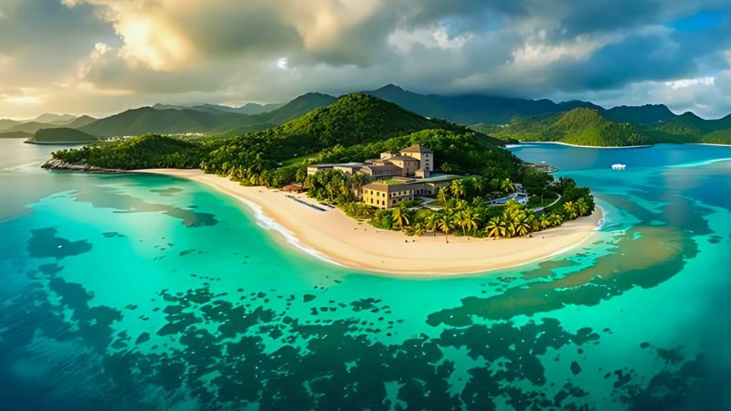 Beach resorts in Côn Đảo