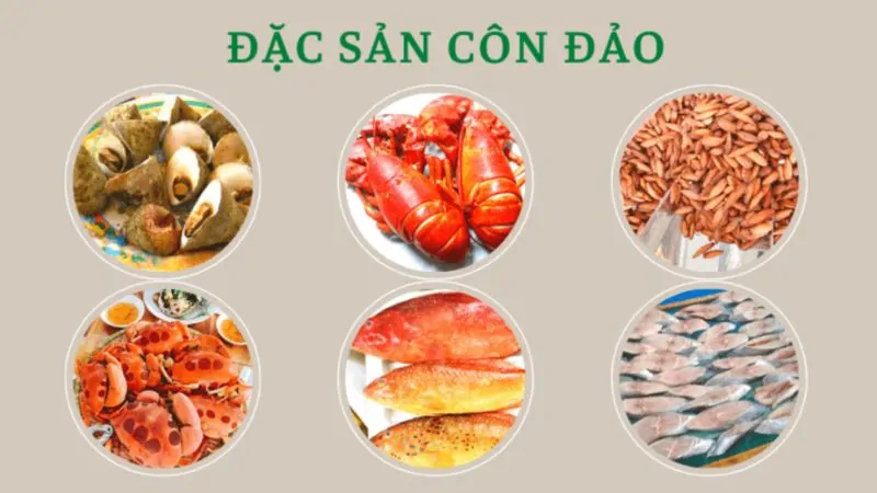 Hải sản tươi sống ở Côn Đảo