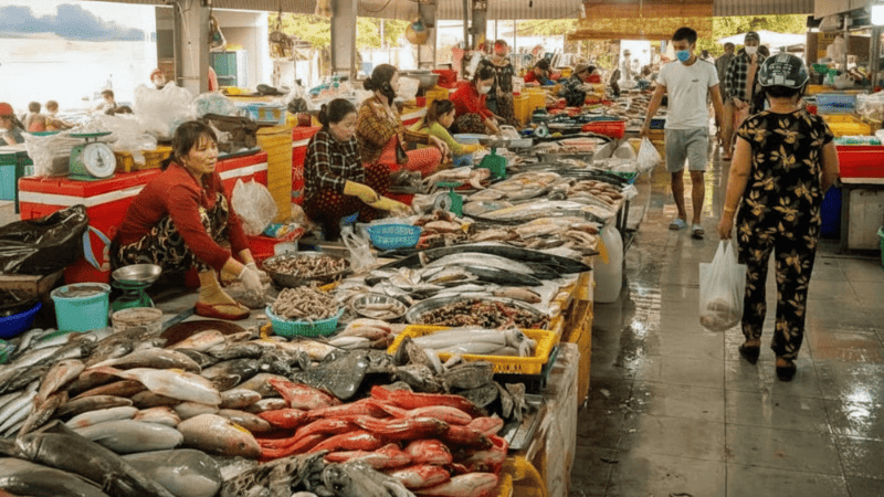 chợ Côn Đảo 海鲜区