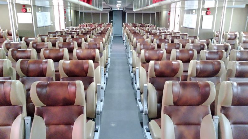Ghế trên tàu Phú Quốc Express 5