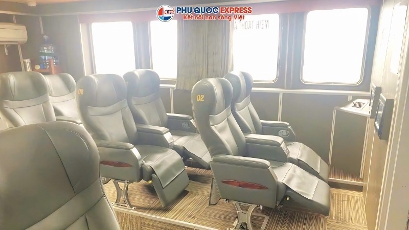 Ship's space Phú Quốc Express Sa Ky - Lý Sơn line