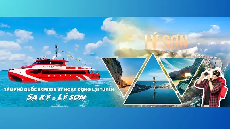 Đường đến Cảng Sa Kỳ đi Lý Sơn