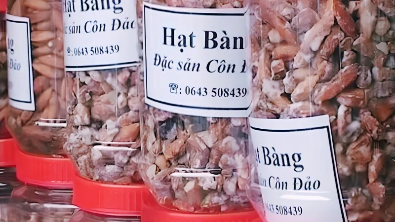 Mứt hạt bàng - đặc sản Côn Đảo