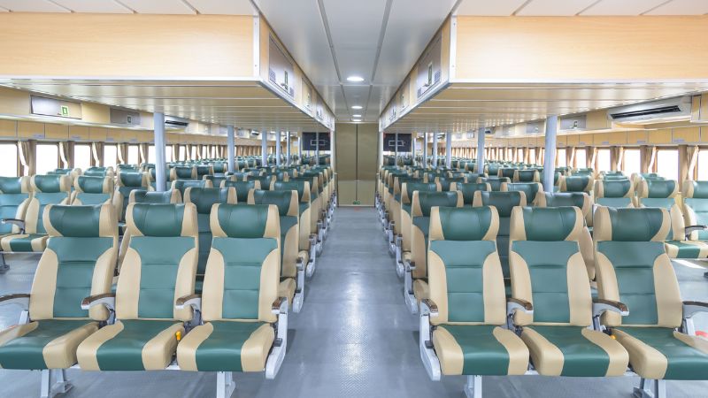 Ghế khoang Eco siêu tàu Thăng Long tuyến Vũng Tàu - Côn Đảo