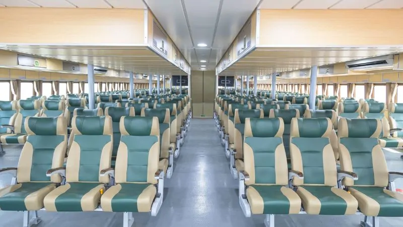 Ghế khoang Eco siêu tàu Thăng Long tuyến Vũng Tàu - Côn Đảo