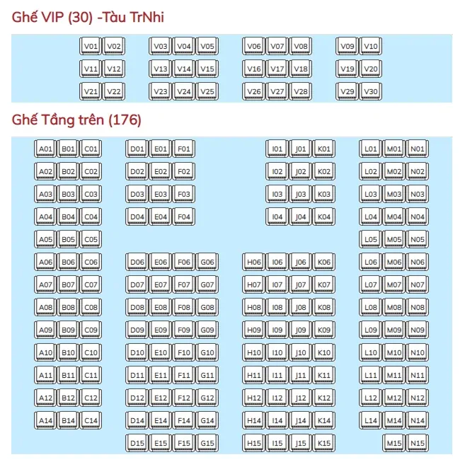Upper-level VIP seat on the Trưng Nhị high-speed train