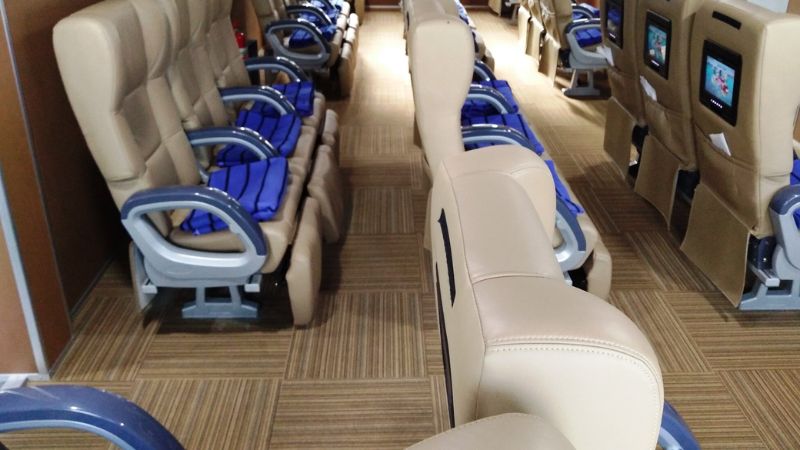 Ghế VIP trên tàu Trưng Nhị