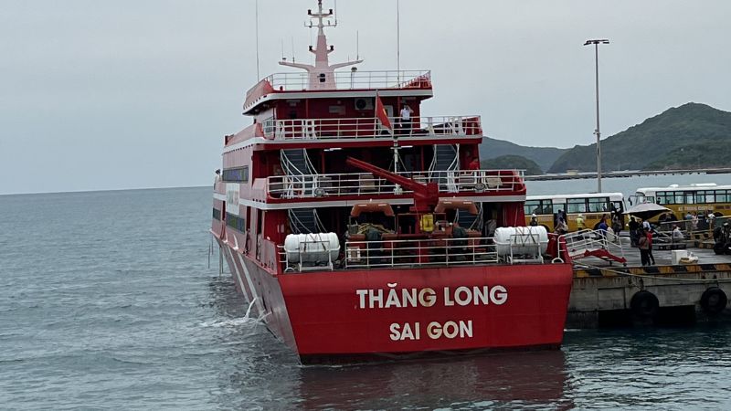 Tàu Thăng Long di chuyển đến Côn Đảo chỉ 3 giờ 30 phút