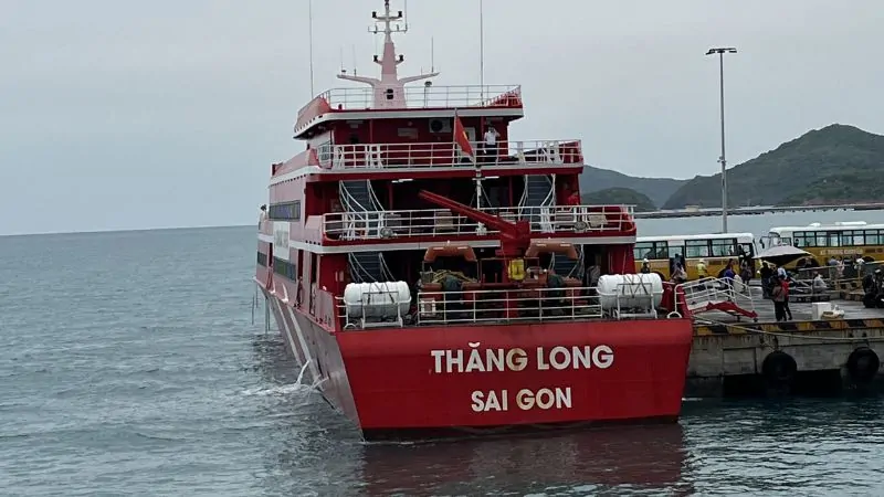 Tàu Thăng Long di chuyển đến Côn Đảo chỉ 3 giờ 30 phút
