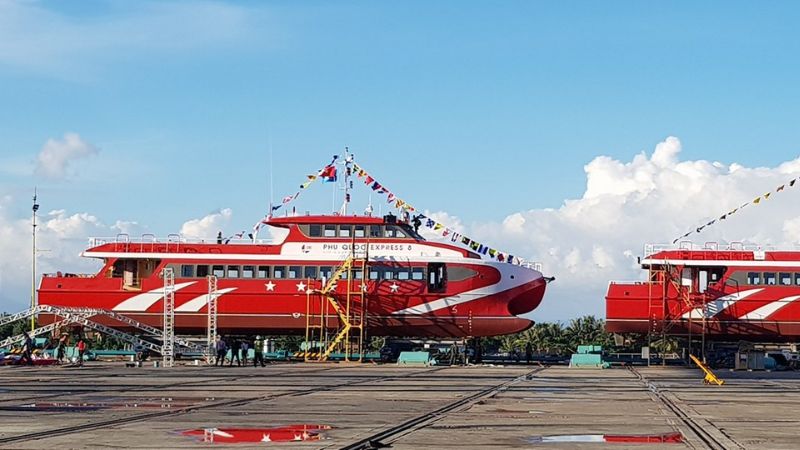 Thiết kế hai thân của tàu Phú Quốc Express 8