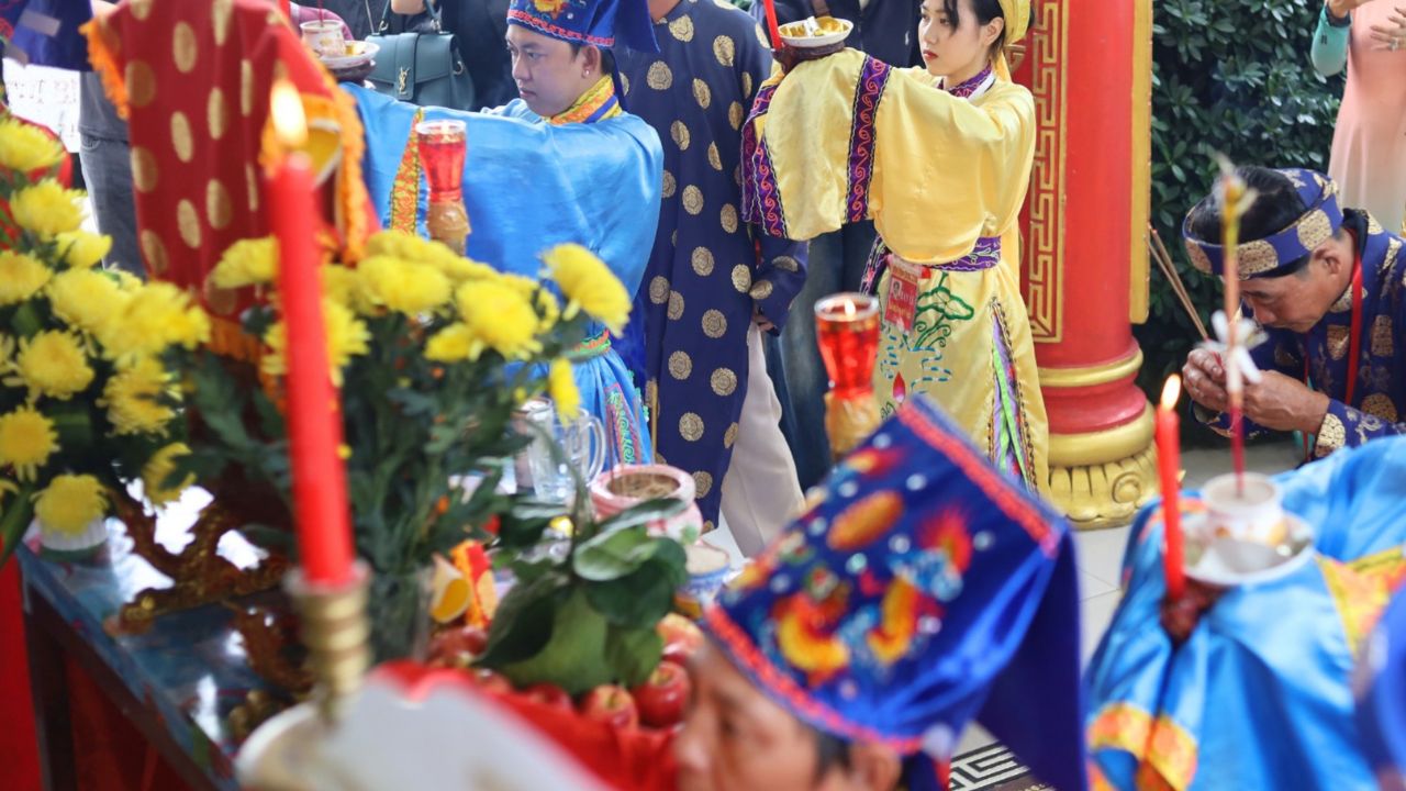 Nghi lễ cúng bái trong lễ hội Dinh Cậu Phú Quốc