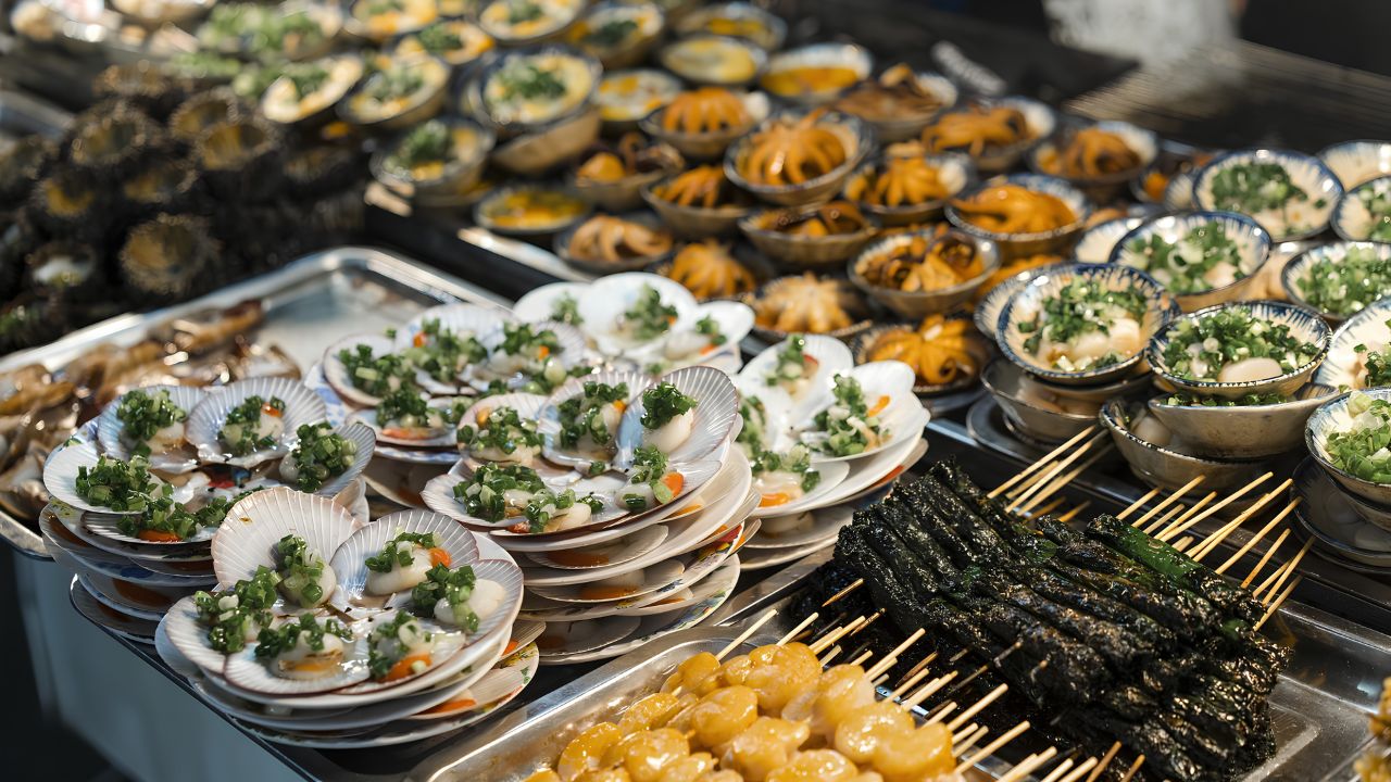 Hải sản chế biến ăn tại chỗ
