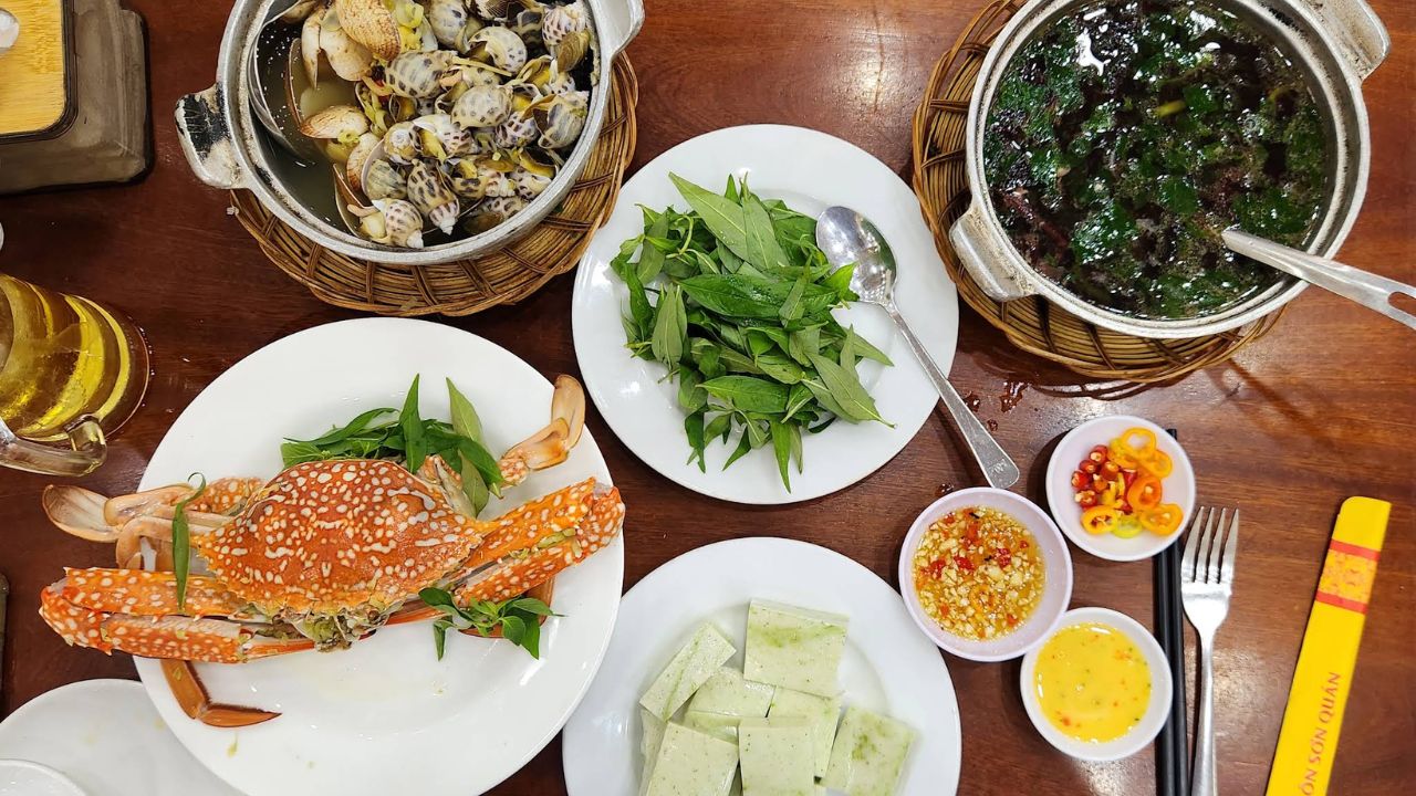 Hải sản Côn Đảo tươi ngon