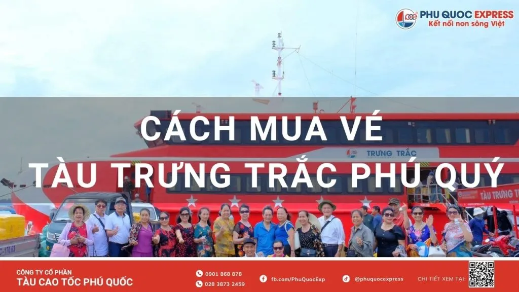 Cách mua vé tàu Trưng Trắc Phú Quý