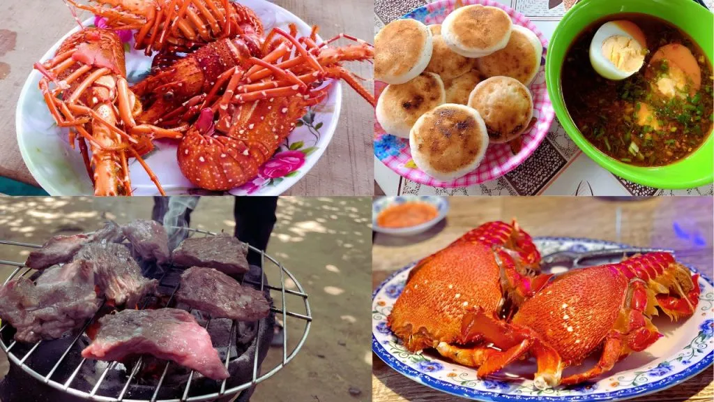 Hải sản tươi sống đặc sản đảo Phú Quý