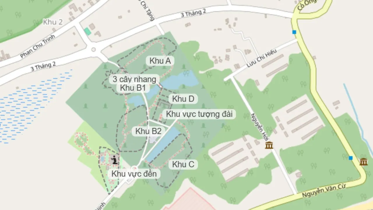 Sơ đồ Nghĩa trang Hàng Dương