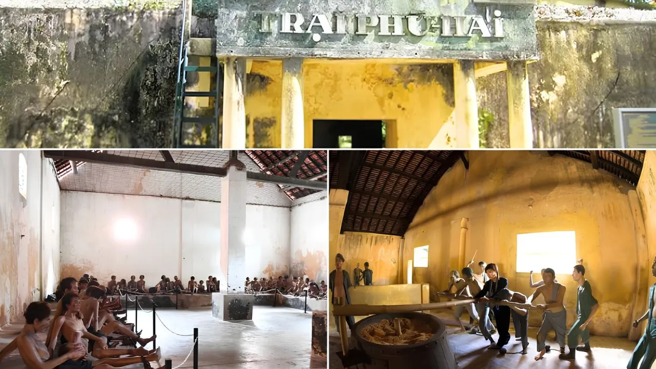 Tái hiện bên trong của phòng giam ở trại giam Phú Hải