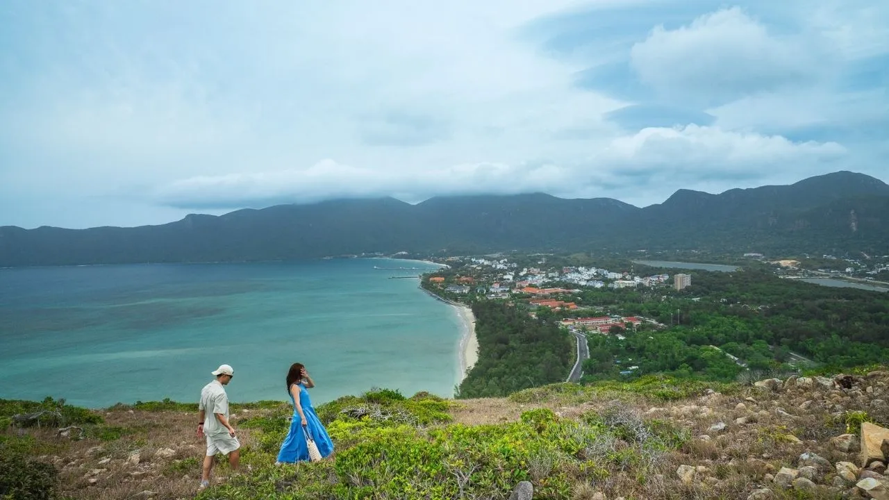 Toàn cảnh biển ở Côn Đảo